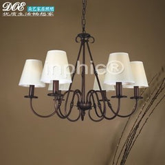 INPHIC-美式鄉村吊燈6客廳燈簡約歐式田園鐵藝燈具臥室餐廳燈飾