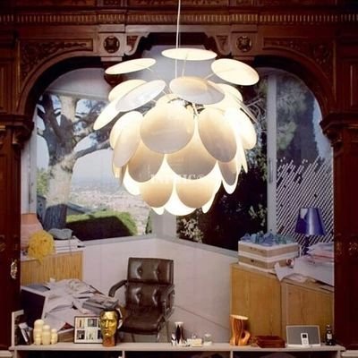 INPHIC-現代簡約 家居 餐廳 客廳 書房 臥室圓盤松果鋁材吊燈 大款內外亮