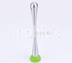 INPHIC-綠色頭莫吉托雞尾酒 細碾棒搗棒 不鏽鋼壓碎棍 壓碎棒調酒棒