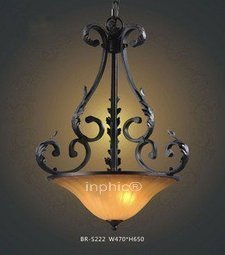 INPHIC-歐式吊燈 復古美式餐廳吊燈 高檔鐵藝單頭吊 田園古典吊燈L222