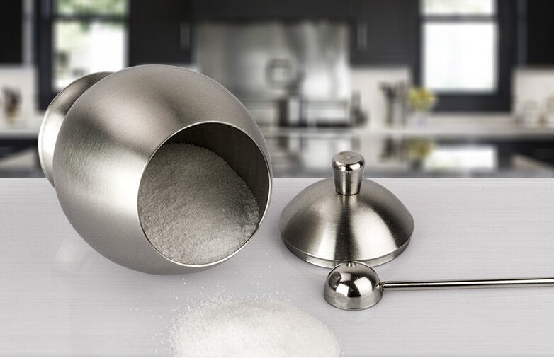 INPHIC-306不銹鋼調料盒 多用途家居調味罐鹽瓶套裝 歐式廚房用品 （三個調味罐加底座）