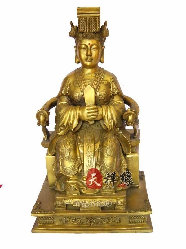 INPHIC-宗教 銅王母 純銅王母娘娘擺件 銅王母雕塑 王母娘娘銅雕鎮宅避邪 神像