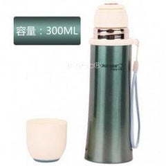 INPHIC-茶具 不鏽鋼真空子彈頭水杯雙層保冷保溫杯300ML按鈕式保溫茶杯100g