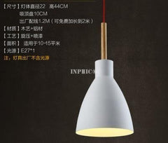 INPHIC-復古創意餐廳吊燈美式個性鐵藝咖啡廳火鍋店鍋蓋北歐木藝吧臺吊燈 09