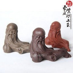 INPHIC-茶具 精品紫砂茶寵 老壽星養壺筆架 福壽安康三色選