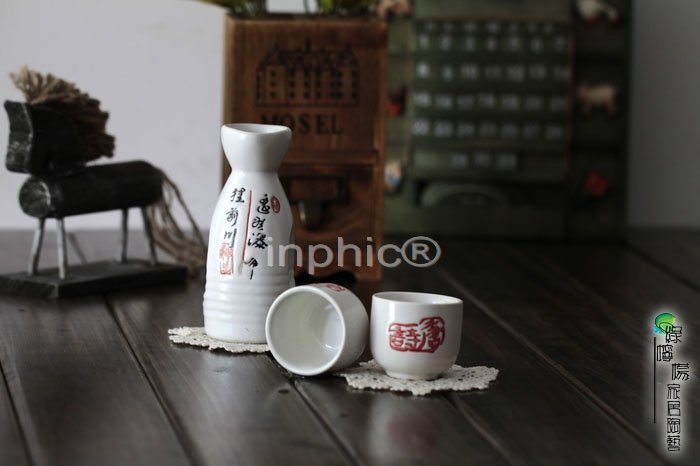 INPHIC-推薦 日式細瓷清酒具 酒壺酒杯套裝 國風唐詩