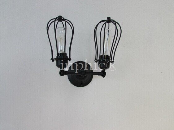 INPHIC-美式鄉雙頭柚子壁燈 臥室床頭燈客廳燈 後現代過道陽臺壁燈樓梯燈