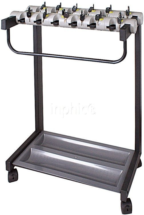 INPHIC-12頭雨傘架 12/18/24/36頭防盜雨傘架/雨傘桶/傘袋機/烤漆 灰色12頭