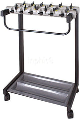 INPHIC-12頭雨傘架 12/18/24/36頭防盜雨傘架/雨傘桶/傘袋機/烤漆 灰色12頭