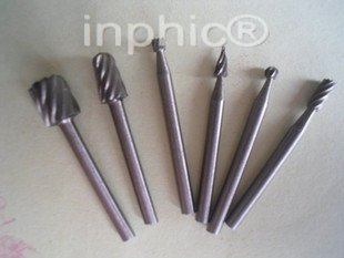 INPHIC-電磨臺磨吊磨6支高速鋼木銑刀 雕刻打磨木材木雕旋轉銑刀