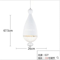 INPHIC-北歐loft創意個性簡約鐵藝單頭復古酒吧吧臺餐廳吊燈新款鐵網燈  1190