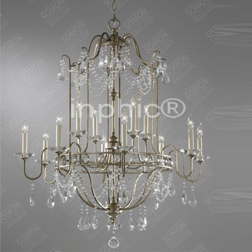 INPHIC-北歐美式法式複式樓梯客廳燈別墅藝術大吊燈美克美家水晶工程燈