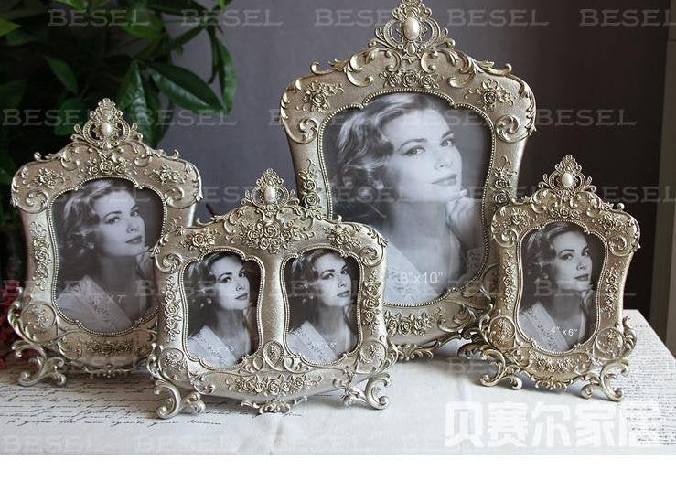 INPHIC-6吋7吋10吋巴洛克風格樹脂相框 相架 歐式家裝飾品