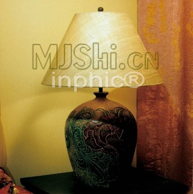 INPHIC-中式 燈具 新古典 復古 客廳書房床頭 現代 檯燈花開富貴