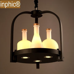 INPHIC-簡約創意個性吊燈藝術loft復古懷舊餐廳吧臺酒瓶吊燈