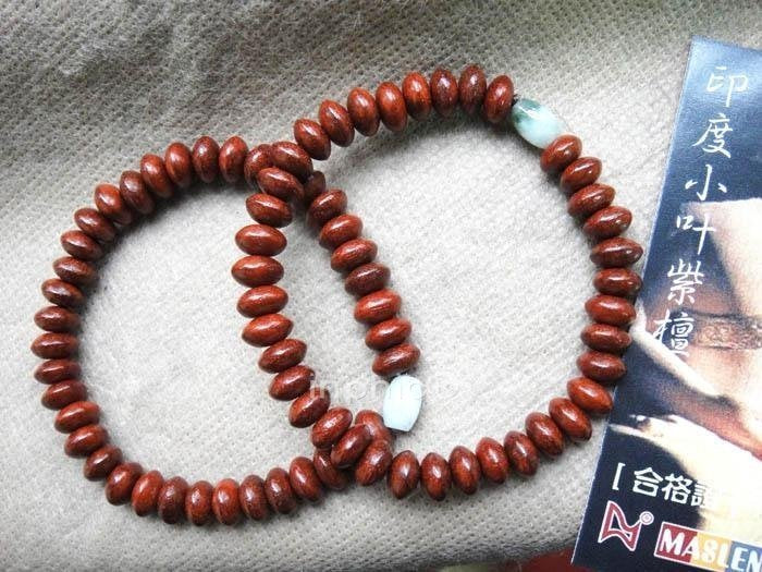 INPHIC-紫檀佛珠算盤珠8mm玉珠 紫檀女士佛珠手鏈