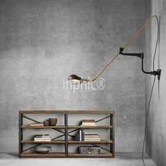 INPHIC-O.C.White銅頭長臂壁燈 復古工業風loft 壁燈咖啡館藝術bideng