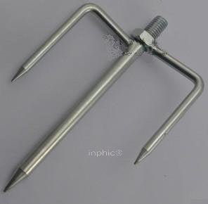 INPHIC-釣魚傘配件----三腳地插 十厘螺紋垂釣用品批發