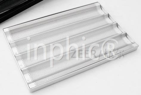 INPHIC-烘焙器具 四槽法式烤鋁合金烤盤