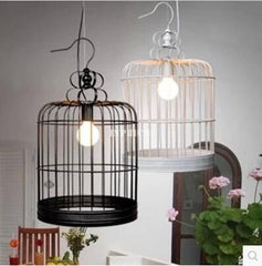 INPHIC-簡約現代創意藝術鐵藝鳥籠吊燈餐廳酒吧吧臺咖啡過道陽臺燈具 300mm 630mm