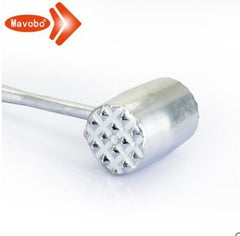 INPHIC-家用敲肉錘 牛排錘鬆肉錘全鋁錘圓形錘 雙面豬排錘 鋁合金大款