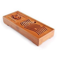 INPHIC-茶具 小長方竹茶盤 行雲流水茶船 盛水式日式風格竹托盤