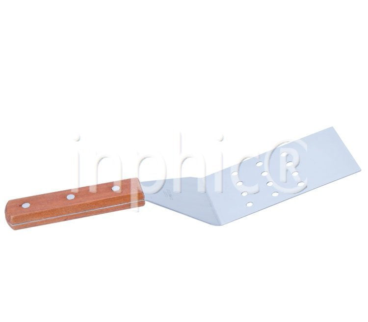 INPHIC-木柄方形沖孔鏟 手抓餅鏟 不鏽鋼鏟薄餅鏟平底鍋鏟手抓餅鐵板燒鏟