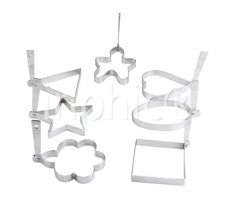 INPHIC-不銹鋼煎蛋器7件套 廚房小工具 早餐煎蛋小工具