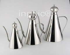 INPHIC-不鏽鋼錐型油瓶 防漏油瓶 醋瓶 醬油瓶 美式壺 廚房好幫手