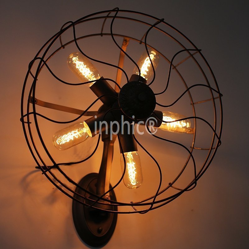 INPHIC-loft美式簡約工業復古老式風扇 壁燈 咖啡廳服裝店牆壁bideng