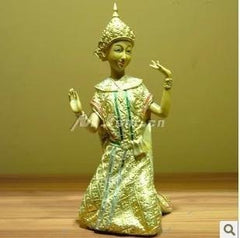INPHIC-宗教 東南亞風格 工藝品家居擺飾 泰國佛像 傢俱裝飾品 酒吧 跪姿公主