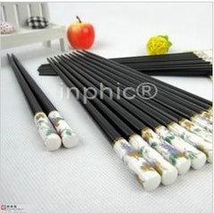 INPHIC-日本優質精品描金骨瓷柄陶瓷燙金金彩果實筷子(20雙)