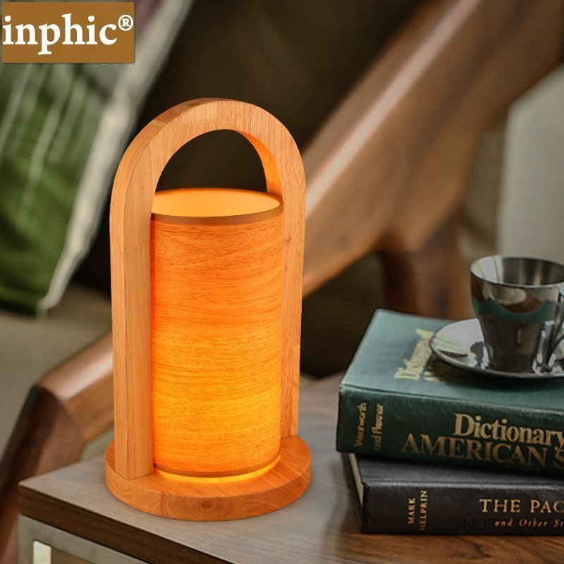 INPHIC-現代簡約實木藝創意臺燈結婚慶房臥室工作室書房時尚個性臺燈