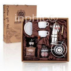 INPHIC-節日禮盒  商務禮盒 義大利摩卡壺磨豆機咖啡豆