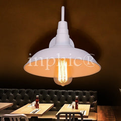 INPHIC-工業風復古loft工業美式鄉村簡約床頭餐廳客廳走道走廊壁燈具 白色直徑26cm