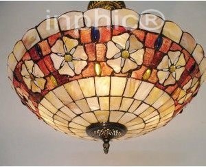 INPHIC-歐美鄉村貝殼吊燈鐵藝客廳餐廳飯廳臥室走道玄關燈 手工工藝燈罩