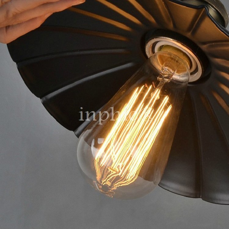 INPHIC-中國風 復古 咖啡廳鄉村田園 五金荷葉吊燈