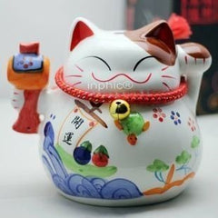 INPHIC-開運 大型招財貓 祝願貓 存錢罐 居家飾品 【幸運錘】