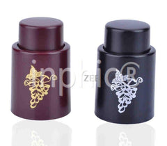 INPHIC-專業按壓式一體真空塞/紅酒塞/真空瓶塞/紅酒抽真空保鮮塞 黑色