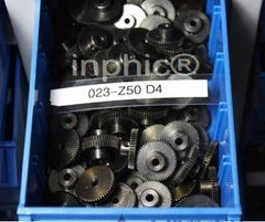 INPHIC-五金Z直齒輪 0.5模數 50齒 孔徑4MM 45鋼加工定做加工金屬齒輪
