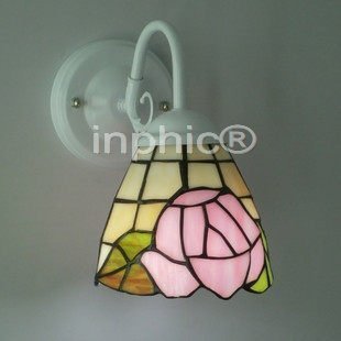 INPHIC-特價促銷古典田園壁燈彩色玻璃工藝壁燈燈玫瑰花燈