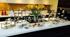 INPHIC-中式組合點心架/多功能自助餐/不鏽鋼擱架酒店餐飲擺架組件