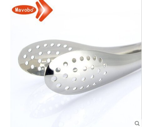 INPHIC-雙面孔不鏽鋼茄子夾 不鏽鋼 冰夾 冰粒夾 食品夾 高端品質