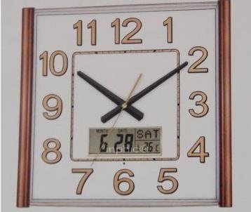 INPHIC-LCD萬年曆 家居掛鐘光控報時