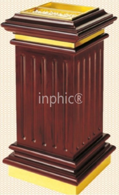 INPHIC-式座地煙灰菸灰桶 靠牆式果皮桶飯店大廳實木煙灰菸灰盅