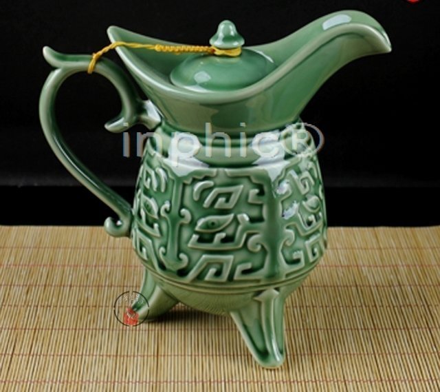 INPHIC-茶具 1斤裝復古酒壺爵壺綠色活瓷 白酒酒具 酒器陶瓷 酒店家居用品