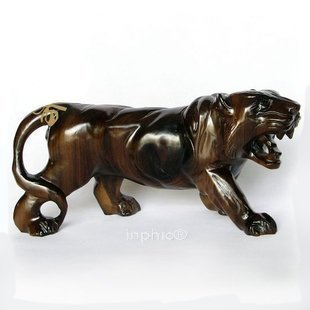 INPHIC-開運 越南紅木雕工藝品擺飾 下山虎 大款30生肖虎 招財進寶