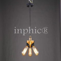 INPHIC-工業風復古歐式客廳臥室燈飾 臥室燈田園吊燈美式復古燈三角吊燈