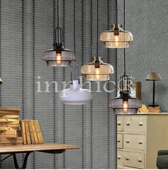INPHIC-Loft工業復古餐廳玻璃吊燈 美式鄉村咖啡廳吧臺餐廳吊燈單頭酒吧 小型琥珀色