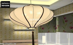 INPHIC-中式燈籠 工程酒店會所茶樓吊燈具 布藝簡約古典燈具